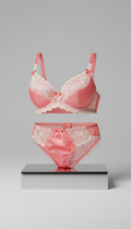 Women's Sexy Sweet Lace Embroidery Floral Underwear Set ...